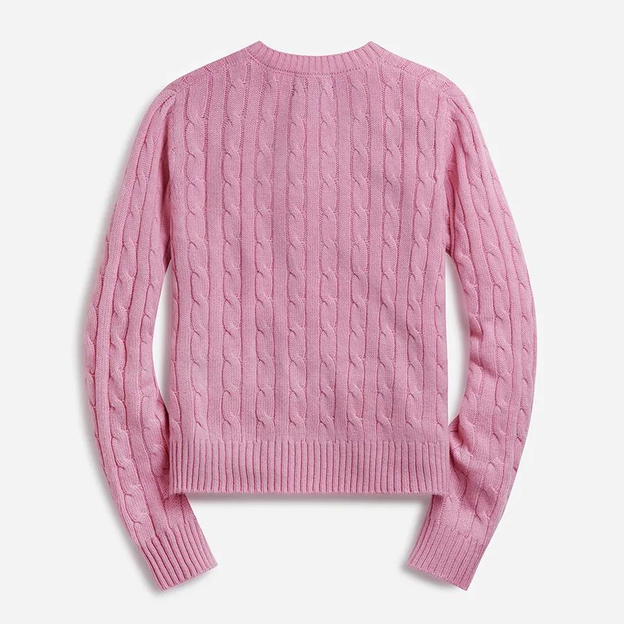 Pink women's sweater.