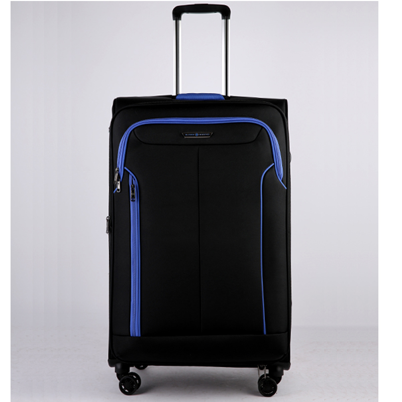 Large black suitcase with TSA lock
