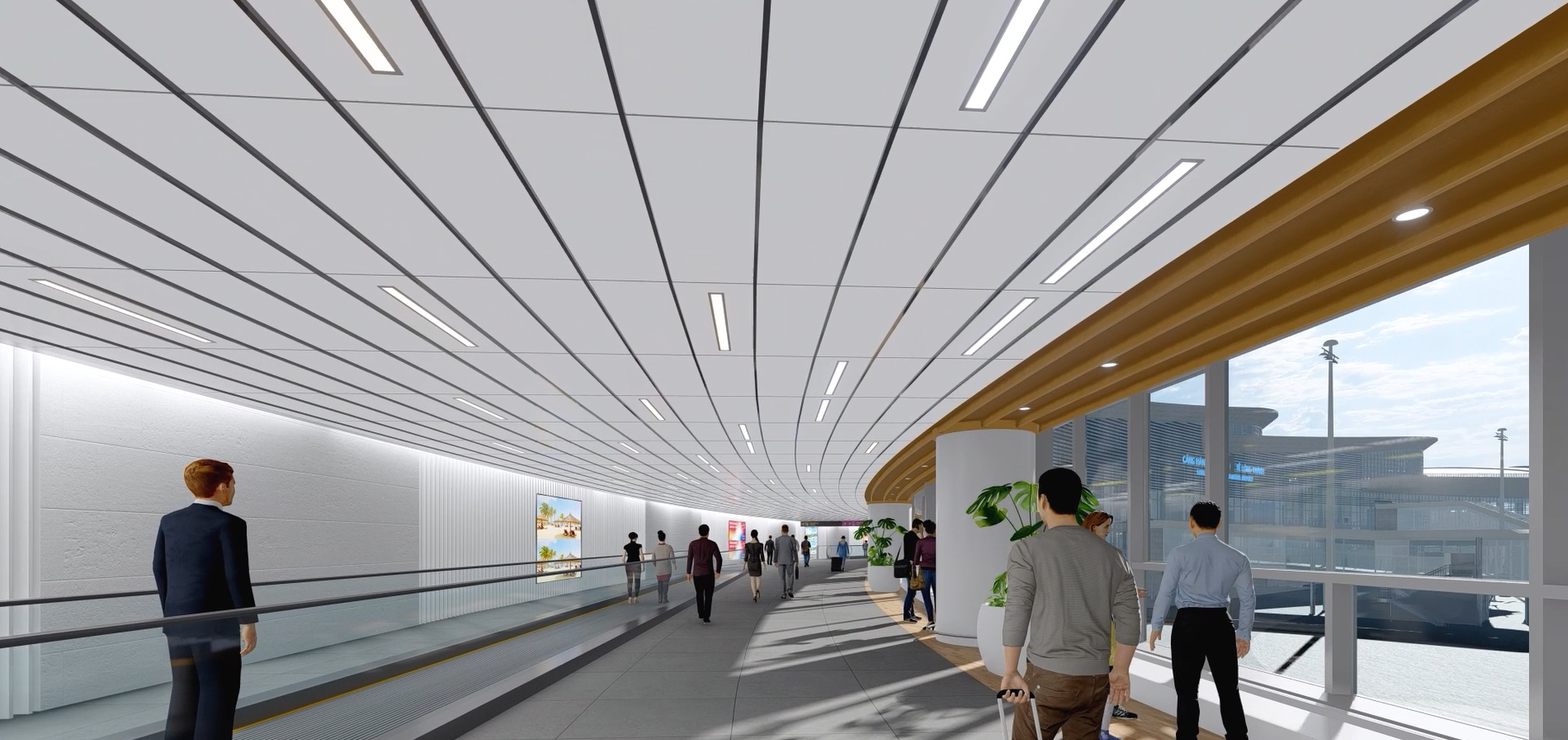 Master plan for duty-free commercial area